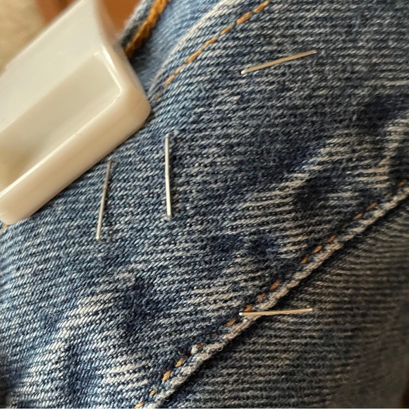 Abercrombie & Fitch Slouchy Flare Jeans Size 4 Medium Wash Y2k 90s 100% cotton - Picture 6 of 6